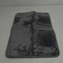 Grey Memory Foam Bath Mat - Incredibly Soft Absorbent Rug Sets - Non-Slip and 17 x 24 inches - Use for Kitchen or Bathroom