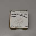 CiaoHER 1in Thickness 4in Square Acrylic Cube Display Block Clear Polished Pedestal Stand Riser Solid Base 4" x 4" x 1", 1 Pack