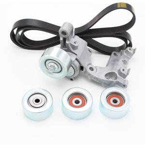 Drive Belt Tensioner Idler Pulley Kit Replacement for 2005-2015 Toyota Tacoma 4Runner FJ Cruiser Tundra 4.0L 1GRFE