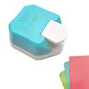 3 in 1 Paper Corner Cutter/ Rounder, Punches for Crafts, DIY Hole Puncher, Photo Card Making and Scrapbooking (Green)