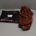 Extra Large Satin Bonnet Hair Cap, 17inches Silk Bonnet for Sleeping, Jumbo Silk Sleep Shower Cap for Women Braids Curly Hair Locs 1Pcs (Brown)