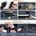 2 x XCBYT Car Window Shades for Baby, Retractable Car Window Shade for Baby, Side Window Sun Shade UV Glare and Heat Protaction (15.7"x18.5") (CL-SS-HB)