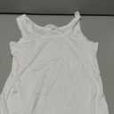 ANRABESS Womens Sleeveless Scoop Neck Tank Top Ribbed Fitted Summer Basic Slim Cute Tops 2026 (White, XL)