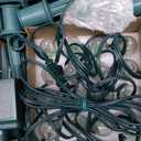 C9 Christmas Pathway Lights Outdoor,24.2ft Multicolored Flickering String Lights LED Christmas Walkway 20 Christmas Tree Light Bulbs with Stakes for Path Driveway Yard Garden Xmas Sidewalk Decoration (Multicolor Slow Change)