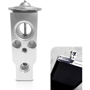 Car A/C Expansion Valve, Steam Engine Air Conditioning Valve, Universal A/C System Repair Accessories, 80213TF0G01 19205241 80211-TP5-H11 80221TZ3A41, for Most Cars (Silver)