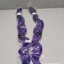 UPruyo Purple Braiding Hair Pre Stretched Purple Hair Extensions For Braids 26 Inch Long Synthetic Braiding Hair For Stage Party Halloween Costume Cosplay Knotless Non Toxic Crochet Hair