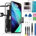 for iPhone Xs Screen Replacement LCD FHD Display 3D Touch Digitizer Frame 5.8 inch Full Assembly with Repair Tool Kit Waterproof Adhesive for Model A1920, A2097, A2098, A2099, A2100