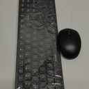 Wireless Keyboard and Mouse Combo - seenda Full Size 2.4G USB Wireless Keyboard Mouse Set, Quiet Cordless Computer Keyboard Mouse for Windows, Laptop, PC - Black