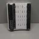 Seinloes 1 Pack Pull Out Cabinet Organizer Expandable Width(11"-15.5") & Depth(12.2"-16.3"), 3 Slide Rails Slide Out Drawers with Handle, Includes Raising Pad for Framed Cabinets, White