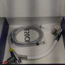 Dual Filtered Handheld Shower Heads Combo, HOPOPRO 15-Mode High Pressure Rainfall Showerheads Combo Set with Filter, for Hard Water, Removes Chlorine, Improves Skin Hair Condition, Modern Chrome