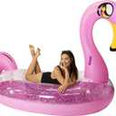 Poolcandy Gigantic Inflatable 2 to 3 Person Pool, Beach, and Lake Swim rafts