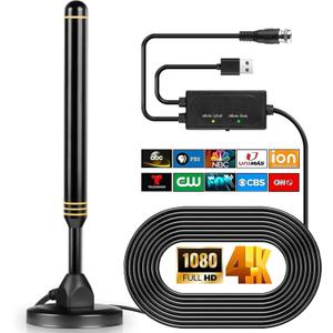 TV Antenna for Smart TV Indoor,Digital HD Antenna with Strong Magnetic Base