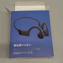 Bone Conduction Headphones - Open-Ear Headphones with MIC, Bluetooth 5.4, 20Hr Playtime, IPX5 Waterproof for Sports Workouts Cycling Running Gym Hiking,Black