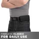 PiTau Holster for iPhone 17, 17 Pro, 16, 16 Pro, 15, 15 Pro, 14, 14 Pro, 13, 13 Pro, 12, 12 Pro, 11, Xs, 11 Pro, X, XR, Cell Phone Belt Holder Case with Clip, ID Credit Card Slot Pouch Cover, Black (Small)