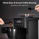 Gevi 10-Cup Grind & Brew Coffee Maker, Touch Screen, Programmable Brew | All-In-One 10-Cup Coffee Maker With Built-In Grinder & Glass Carafe, 90-Min Warm Plate, Reusable Filter, 1.5L Tank