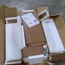 GAOMON Modern Rattan Sideboard Buffet Storage Cabinet with Doors, Boho Narrow Accent Credenza Cabinet with Storage Coffee Bar Console Table for Kitchen, Entryway, Living Room, Dining Room (Caramel Oak)