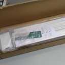 DEZ FURNISHINGS Cordless 2" Faux Wood Blind, 42" W x 60" H, White