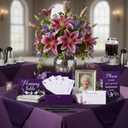 Gilprop 112 Pcs Celebration of Life Memory Cards Set Share a Memory Cards with Box 2 Wood Sign with 4 Hold and 5 Pens, Sympathy Memorial Gifts Funeral Keepsake Decorations (Lily)