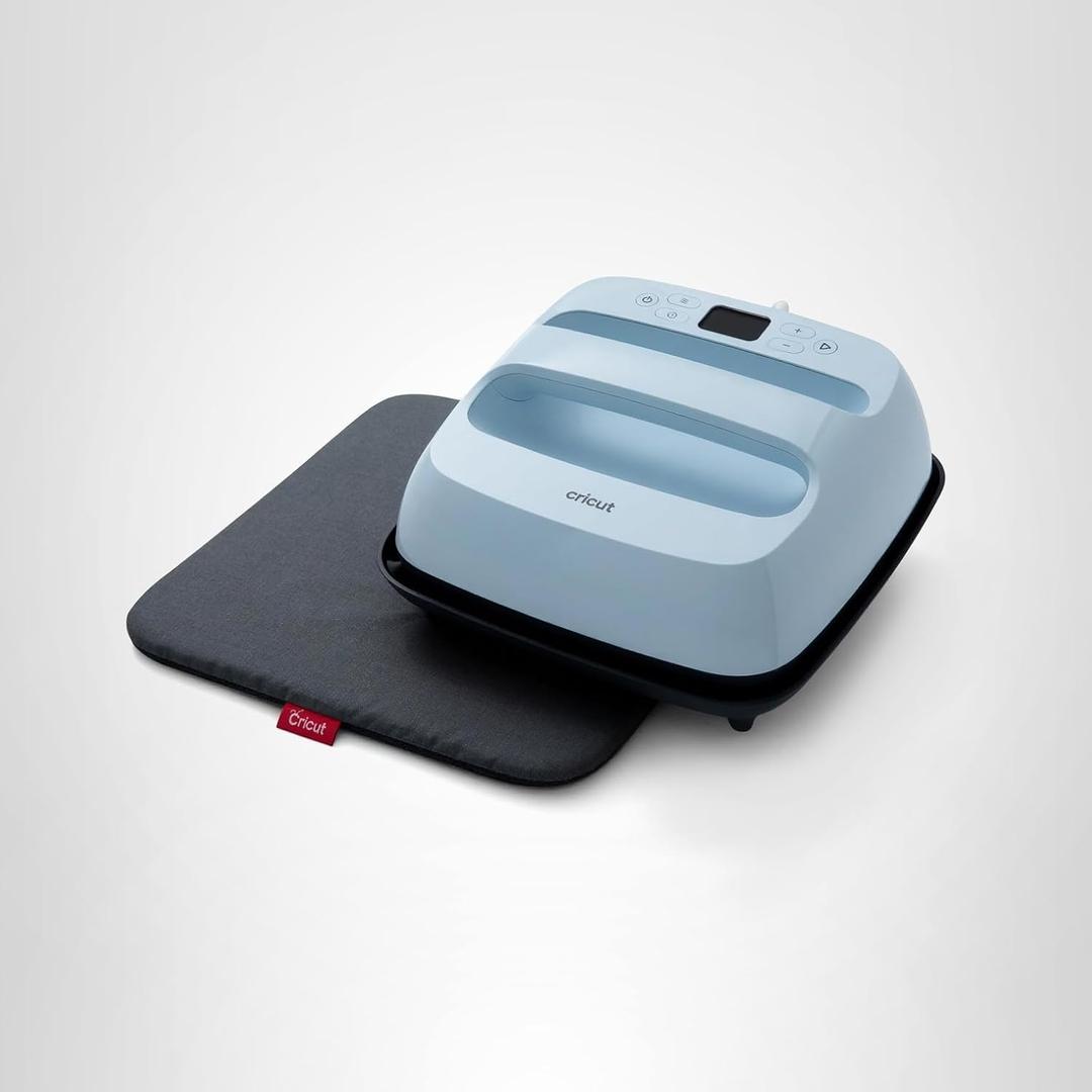Cricut EasyPress 3 Heat Press Machine (9"x 9") with Heat Press Mat (15" x 12"),Blue 