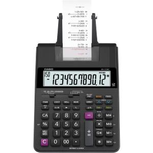 Casio HR-170RC Plus  Mini Desktop Printing Calculator | Check & Correct, Cost/Sell/Margin, Dual-Color Print | Ideal for Taxes, Bookkeeping & Accounting Tasks