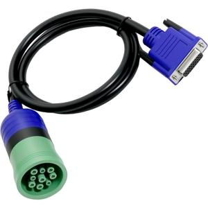 9-Pin Deutsch Adapter (1-Meter) for USB-Link 2 & 3, J1708 J1939 CAN1 CAN2 CAN3 Heavy Duty Vehicles,Black 493128
