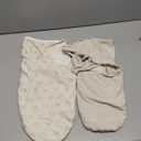 2-Pack Organic Baby Swaddle Sleep Sacks - Swaddles for Newborns, Infant 0-3 Months, Baby Girls, Boys, Soft & Snug Newborn Sleep Sack, Nursery Swaddling Blankets (Bumble Bear, Beige)