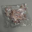 Syhood 24 Pcs Star Patches Iron on Rhinestone Adhesive Sequin Glitter Star Patches Appliques for Graduation Holiday Wedding Clothing Jeans Repair Decors(1.4/1.9/2.3/3.1 Inch,Pink)