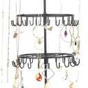 Diridbaz Multi-layer Jewelry Organizer Chic Box Metal Jewelry for Ladies Stylish Storage