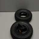 9x3.50-4 9"x3-1/2" Tire and Inner Tube for 49cc Stand Up Gas Electric Scooter 4-Wheeler Garden Zero Turn Lawn mower Go Kart 2-stroke Mini ATV Skateboard Scooter Tractor Heavy Duty Parts 2 Pack