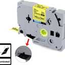 5-Pack Compatible Brother P Touch Label Tape Multicolors TZe-231 tz431 531 tze-631 731 12mm 0.47 Laminated Label Maker Tape Work for PT-D210 H110 D220 D410 D600, Black on White/Red/Blue/Yellow/Green