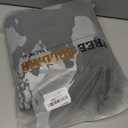 FREE SOLDIER Men's Outdoor Softshell Fleece Lined Cargo Pants Snow Ski Hiking Pants with Belt, 34W, 30L