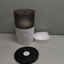 IMIPAW Automatic Cat Feeders, 3L Timed Cat Dry Food Dispenser, Dual Power Supply, Programmable Portion Size, Auto Pet Feeder for Cats and Small Dogs (White)