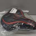 Xmifer Oversized Bike Seat, Comfortable Bike Seat - Universal Replacement Bicycle Saddle - Waterproof Leather Bicycle Seat with Extra Padded Memory Foam - Bicycle Seat for Men/Women (Red)