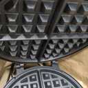 Cuisinart Belgian Waffle Maker, Round Waffle Iron, 6 Setting Adjustable Browning, Audible Alert, Nonstick Plates, WAF-200NAS