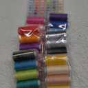 Eoehro 72pcs Sewing Thread Kit, 36 Colors, 400 Yards per Spool Polyester Thread, Prewound Bobbins, Sewing Machine Threads