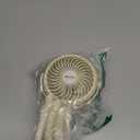 AMACOOL Battery Operated Stroller Fan, Baby Travel Essentials for Beach Disney, Newborn Boy & Girl Showers Gifts Registry Search, Rechargeable Clip On Fan for Car Seat Wagon Crib Bike Treadmill (Beige)