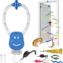 Automatic Flying Interactive Cat Toy for Indoor Cats - Safe Chase & Exercise Stimulation for Bored Kittens, Adults & Multi-Cat Homes (Blue)