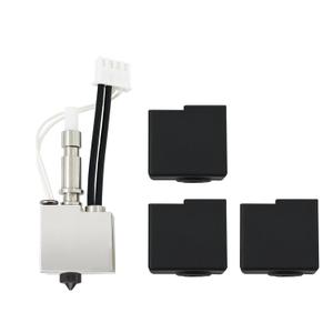 Hardened Nozzle Hotend for Kobra S1 Combo 0.4MM Stainless Steel Print Head Extruder Kit Hot End Heater Block 200K Heating Rod with Extra 2 Pack Silicone Cover for Anycubic Kobra S1/ACE Pro