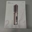 Cordless Hair Straightener Brush, 2 in 1 Curling & Straightening Brush with 200 Million Negative Ions, Mini Travel Hot Straightener Comb for Women, Fast Heating & Dual Voltage