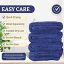 Premium, Set of 4, Extra Large, 100% Cotton, Bath Towels, 30 x 60 inches, Very Soft, Quick-Dry, Lightweight, 600GSM