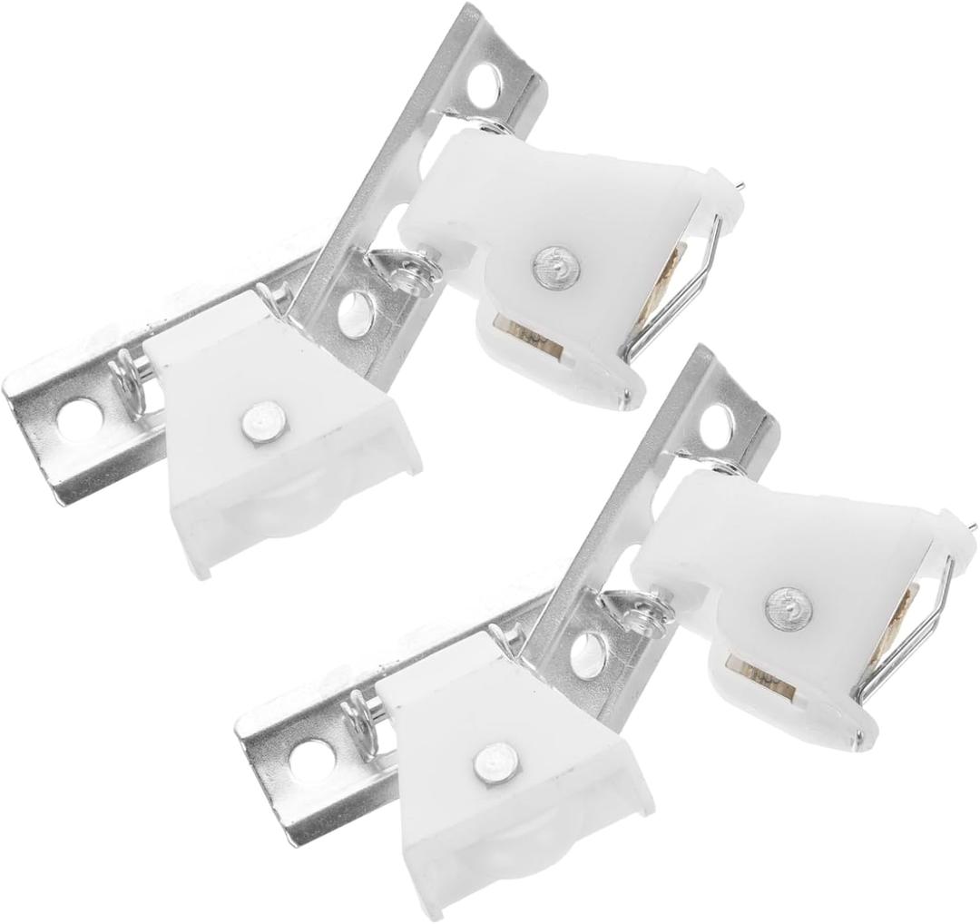 HIAKDOFT 2sets Roman Shade Blind Cord Locks Roller Blind Pulley Replacement Parts for Woven Shades Bamboo Home Decor Accessory