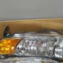WEELMOTO for 2006-2011 Honda Civic 4-Door Headlights Replacement for Headlight Pair Headlamp Black Housing Amber Reflector Left+Right Side (Does NOT fit 2-Door Coupe models)