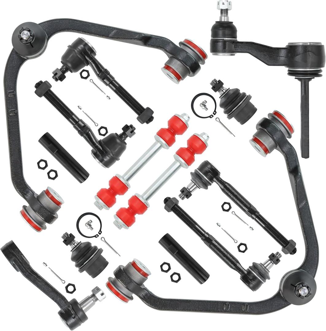 2WD 14pc Front End Suspension Kit for Ford F150 1997-2003 / F250 1997-1999/ Expedition 1997-2002, Fit for Lincoln Navigator 1998-2002/2002 Lincoln Blackwood - 14Pcs
