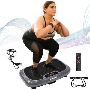 HOTWAVE Vibration Plate Exercise Machine for Lymphatic Drainage, Power Vibrating Plates Platform for Weight Loss - Whole Body Shaker Vibration Plate Machine Home Gym Shaping Fitness Workout HOTWAVE Vibration Plate Exercise Machine for Lymphatic Drainage, Power Vibrating Plates Platform for Weight Loss - Whole Body Shaker Vibration Plate Machine Home Gym Shaping Fitness Workout