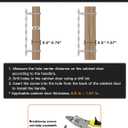 Brushed Nickel Cabinet Pulls 7.56" Hole Center 10 Pack Hammered Silver Cabinet Handles Decorative Kitchen Drawer Dresser Cupboard Bathroom Vanity Cabinet Hardware Rhombus