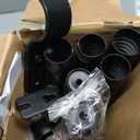 1 Diameter Matte Black Curtain Rod Itself is 30-60 inch 2 Pack, Fit 30 to 56 Windows with Heavy Duty Adjustable Telescopic RodSplicing Metal Extra Long Curtain Rod for Windows Sliding Glass Door