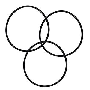 Pentek 151122 Compatible Replacement Oring - Big Blue Style Water Filter Housings (3 Pack) - Buna-N Nitrile Rubber - Packaged Flat and Not Twisted Together - by Better H2O Products Inc.