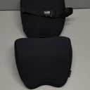 Crofy 2-Pack Car Neck Pillow, Softness Car Headrest Pillow for Driving with Adjustable Strap, 100% Memory Foam and Breathable Removable Cover, Comfortable Ergonomic Design, 4.7 Inches Thick (Black)