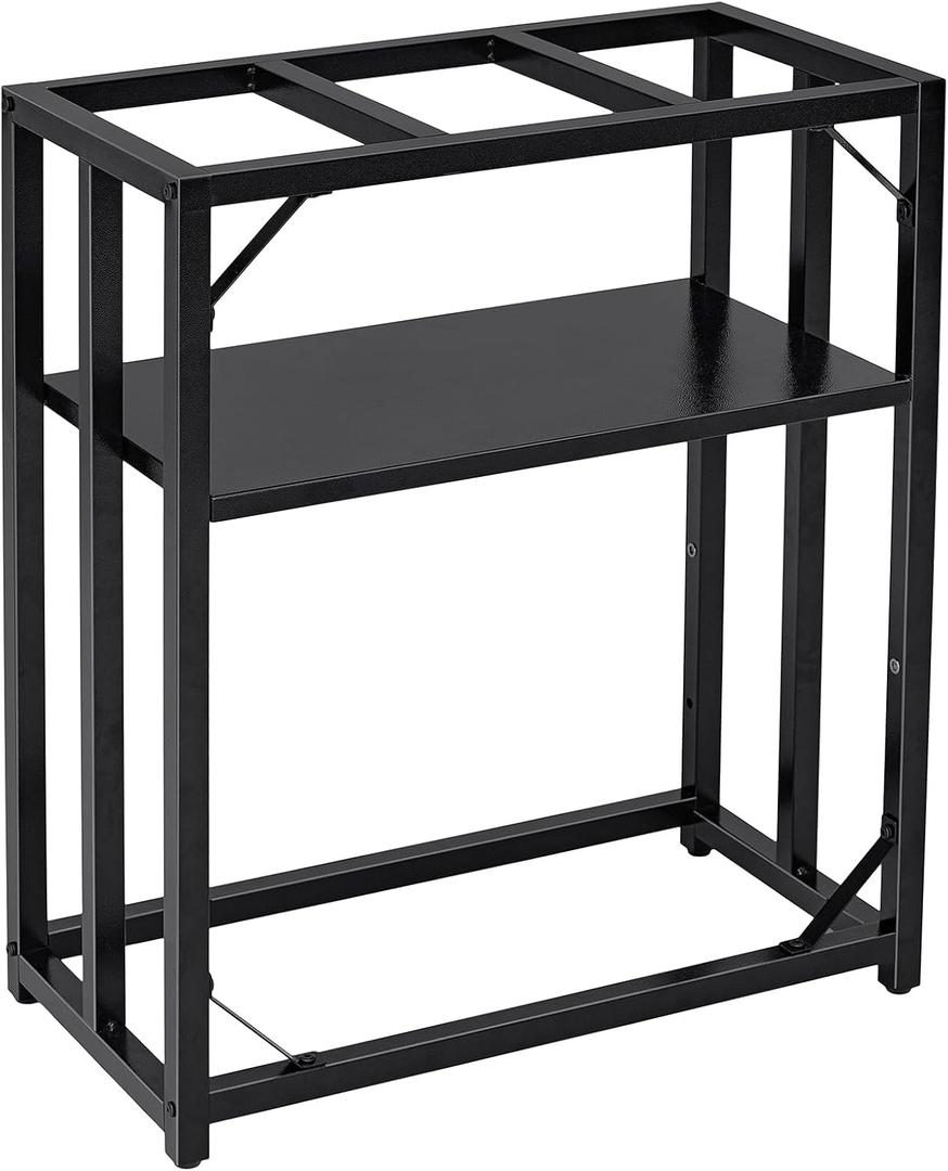 Fish Tank Stand, Aquarium Stand for 20 Gallon, Upgrade Aquarium Turtle Tank, Adjustable 2-Tier Fish Tank Rack ( 24.8" L x 13" W x 30.1" H )