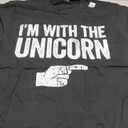 I'm with The Unicorn Shirt Matching Unicorn Costume T-Shirt Large